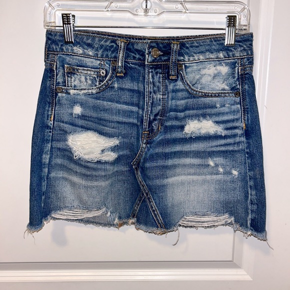 FINAL SALE PRICE -- Bundle of 2 American Eagle Denim Skirts - Picture 7 of 8